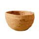 Handwoven basket made from rattan leaves, West Africa, 25x16cm