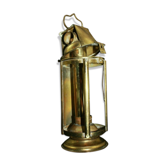 Rare quart marine lampe in laiton ouvrard villard