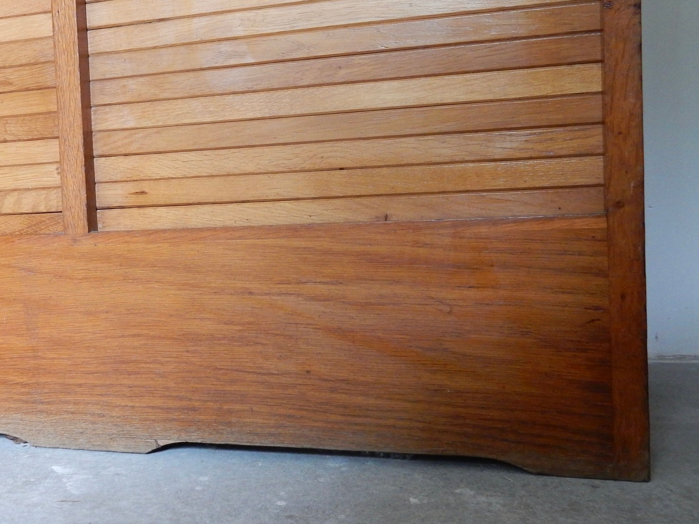 Double wooden curtain binder