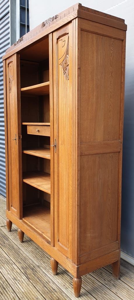 Art deco oak library