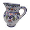 Decorated earthenware pitcher