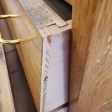 Vintage chest of drawers holes drawers