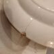 10 antique ironstone dinner plates