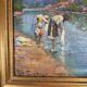 Édouard Cortes, (1882-1969), “Washerwomen”, oil on canvas