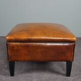 Schapenleren armchair and studio lounge stool