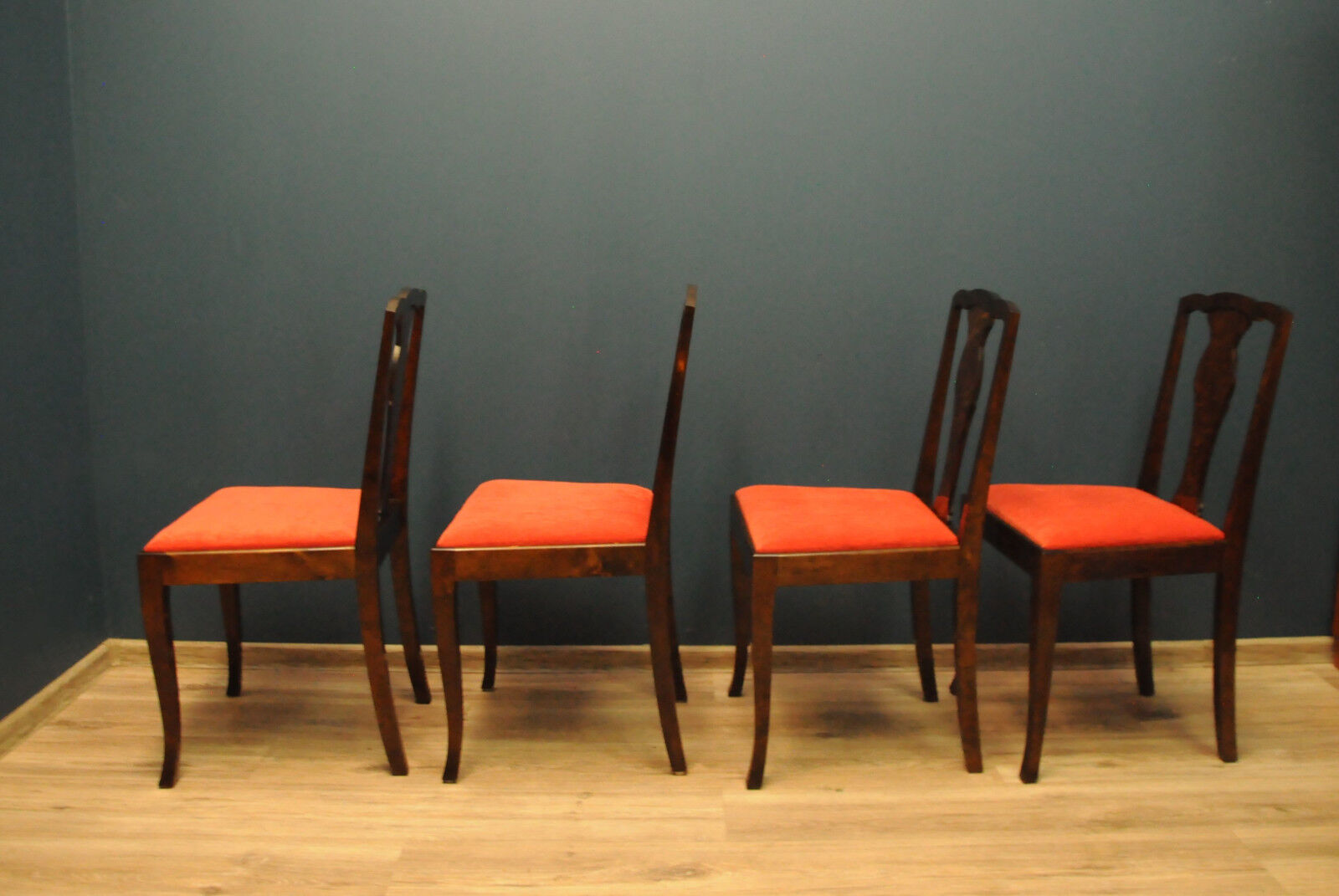 Set of 4 chairs by Oscar Edv Ekelunds Snickerifabrik AB Virserum, 1900