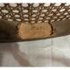1950s wooden Fischel bistro chair seated fluted