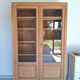 Parisian display cabinet in solid oak
