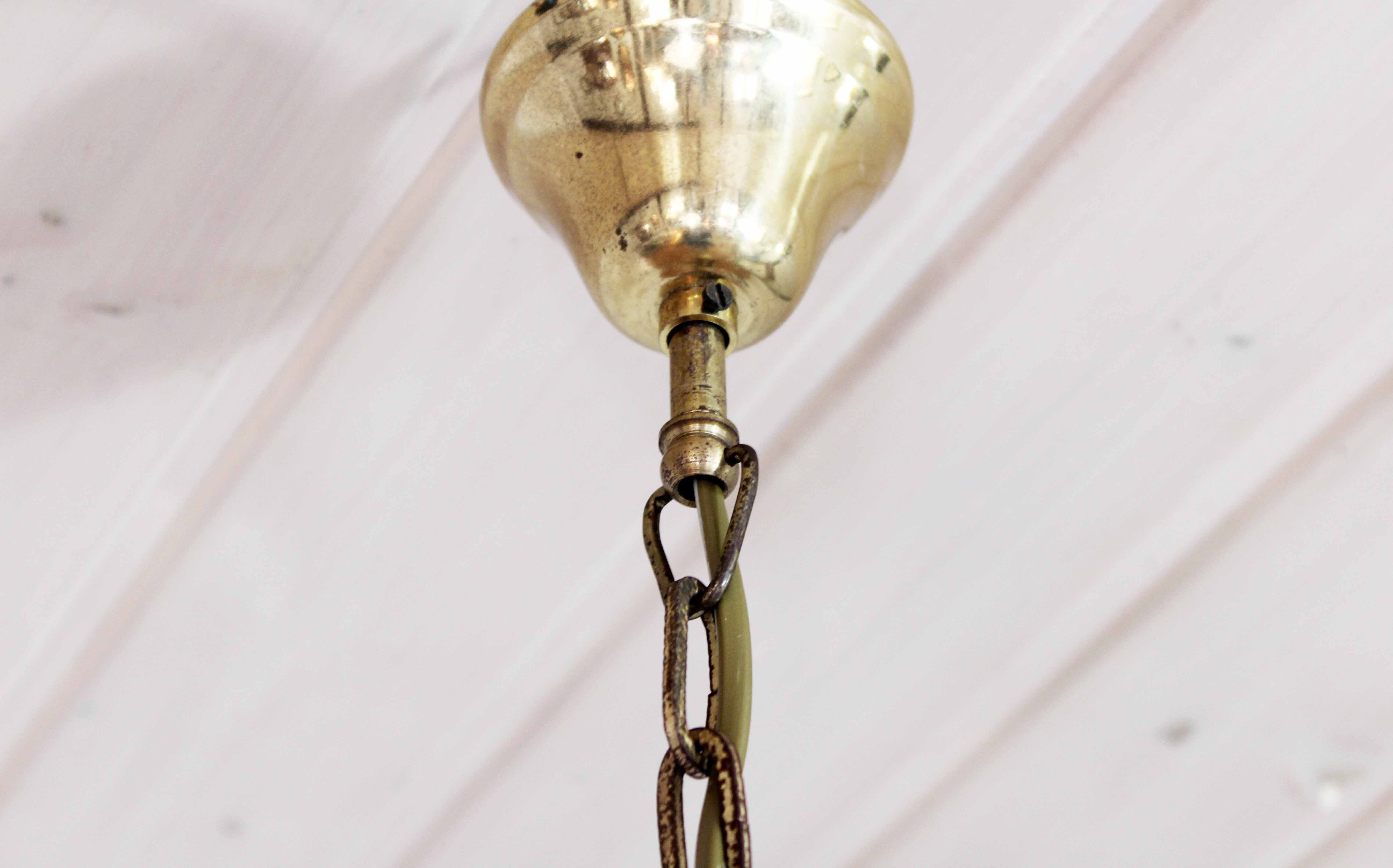 Limburg pendant lamp in glass and brass