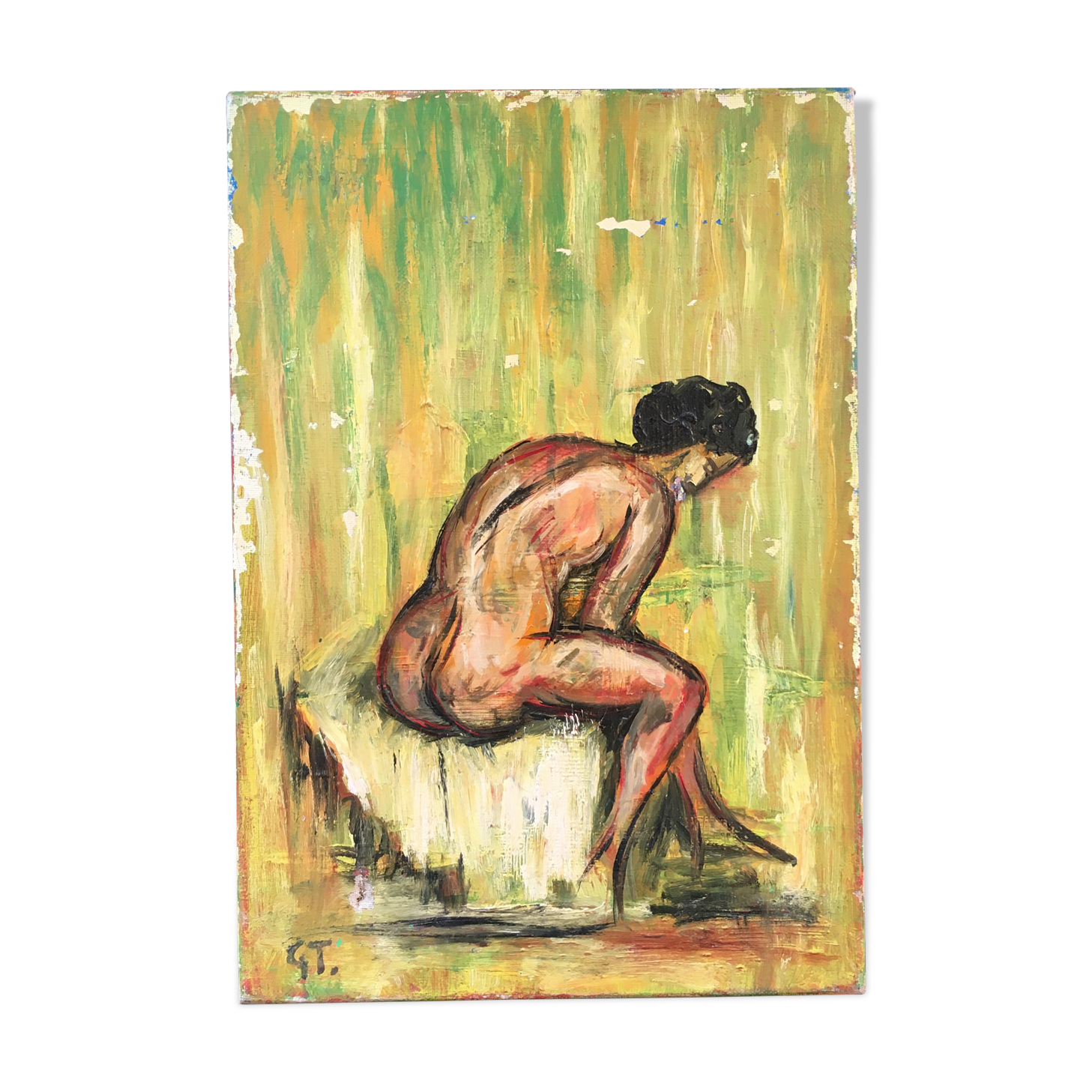 Nude painting of a woman