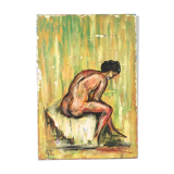 Nude painting of a woman