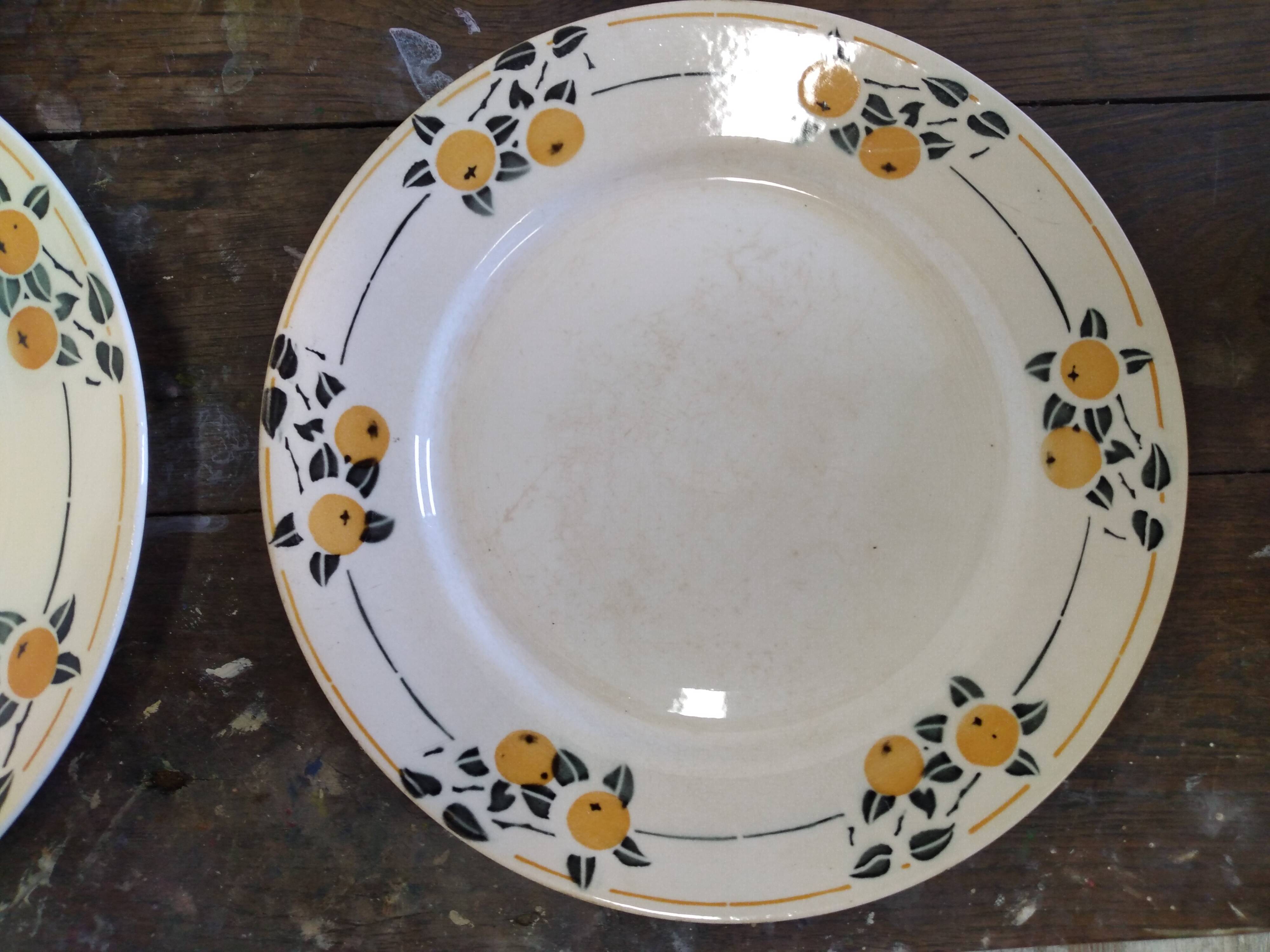 8 flat plates Badonviller Madeleine