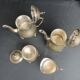 Tableware, part of a silver-plated English coffee service from the 20th century.