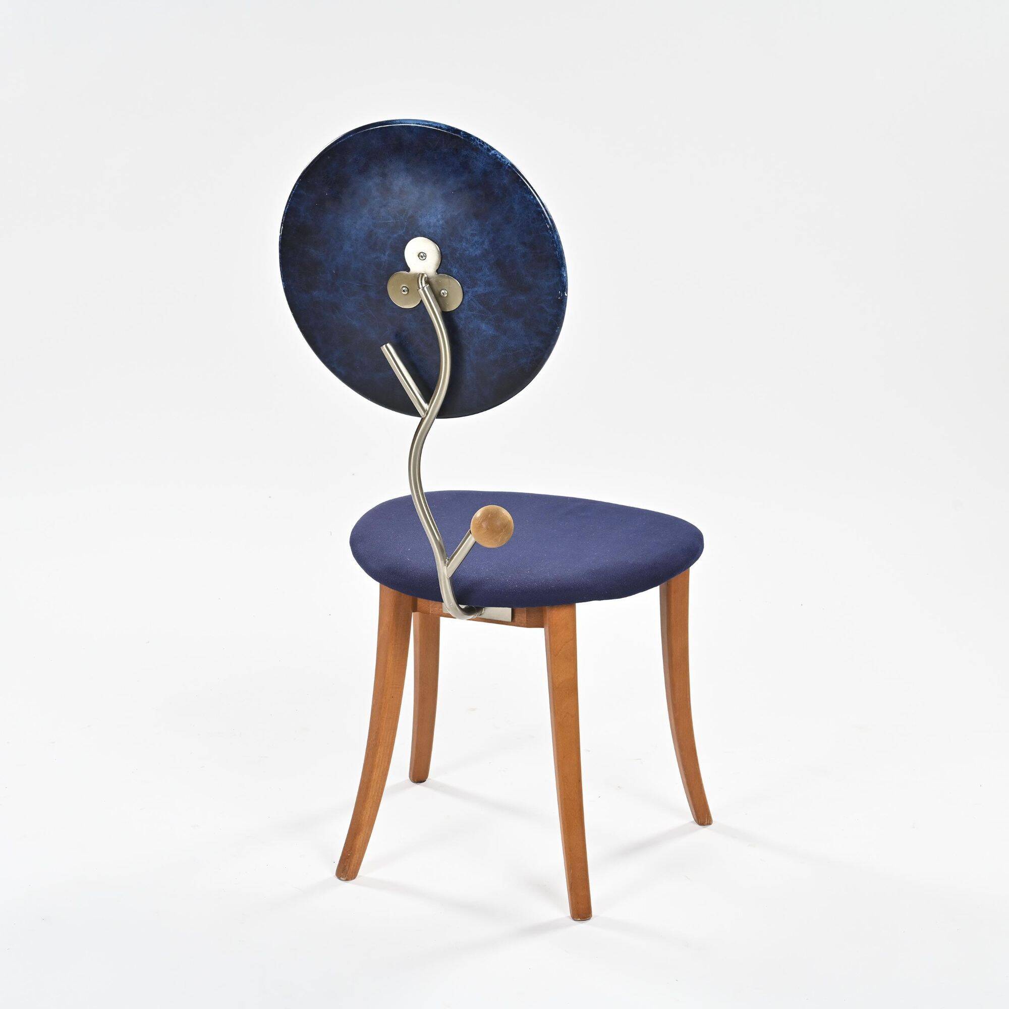 Pair of Luna e Sole chairs by Carlo Berruti (XX-XXI century)