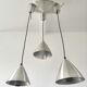 Suspension cascade three lights design 70s