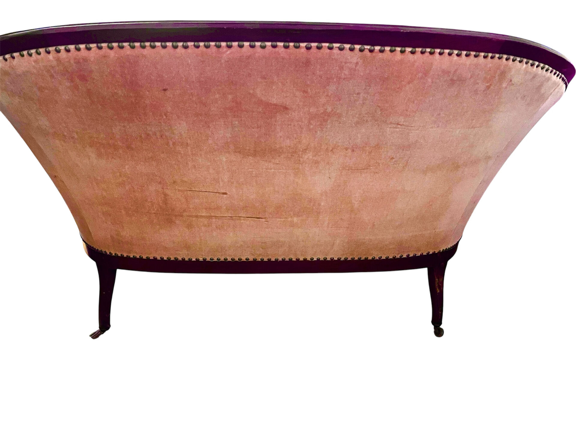 Set of a sofa and a Louis Philippe armchair.