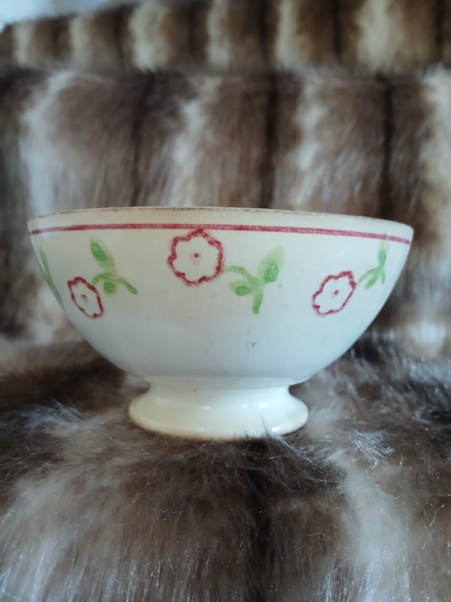 Small antique Digoin bowl