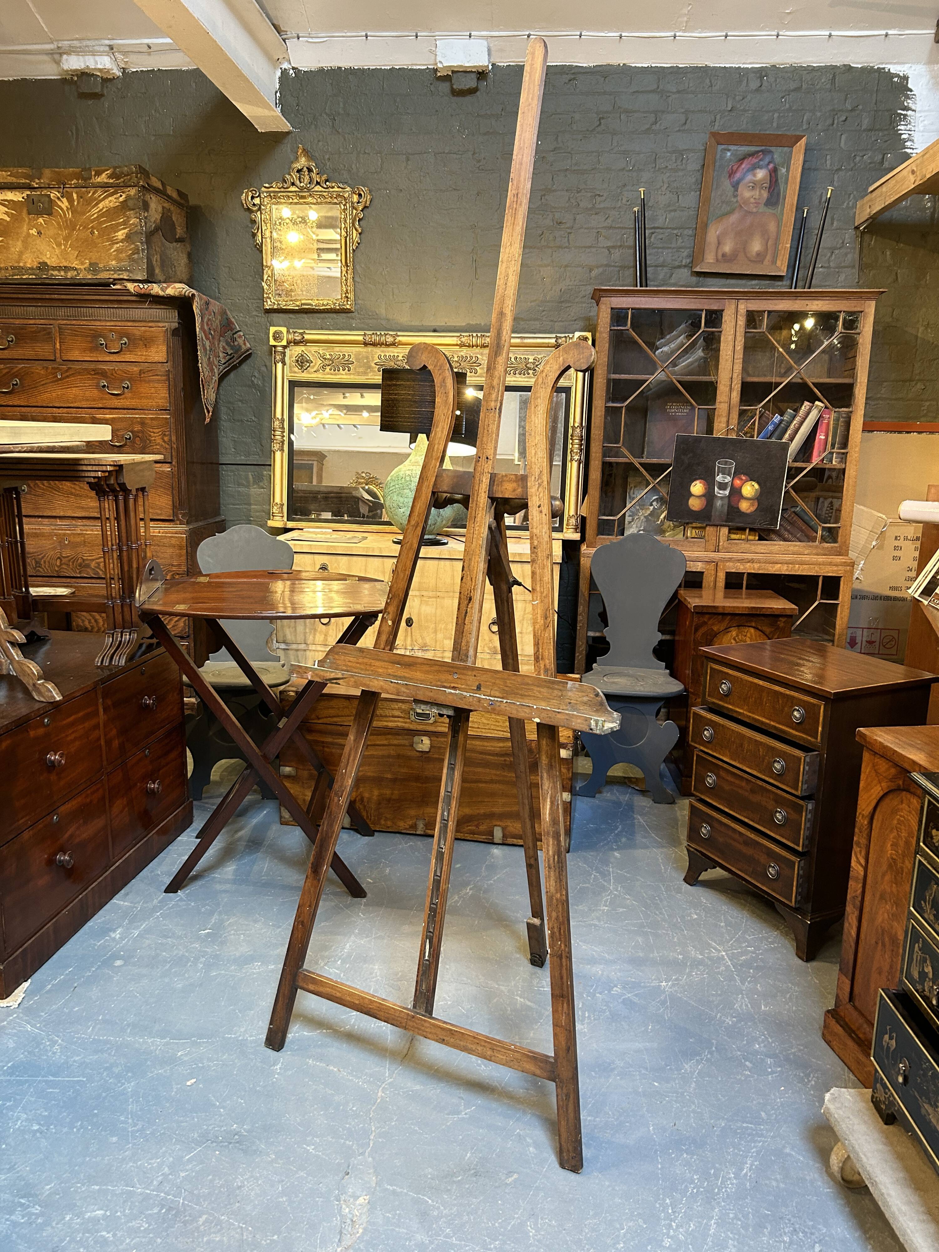 C19th french artists easel