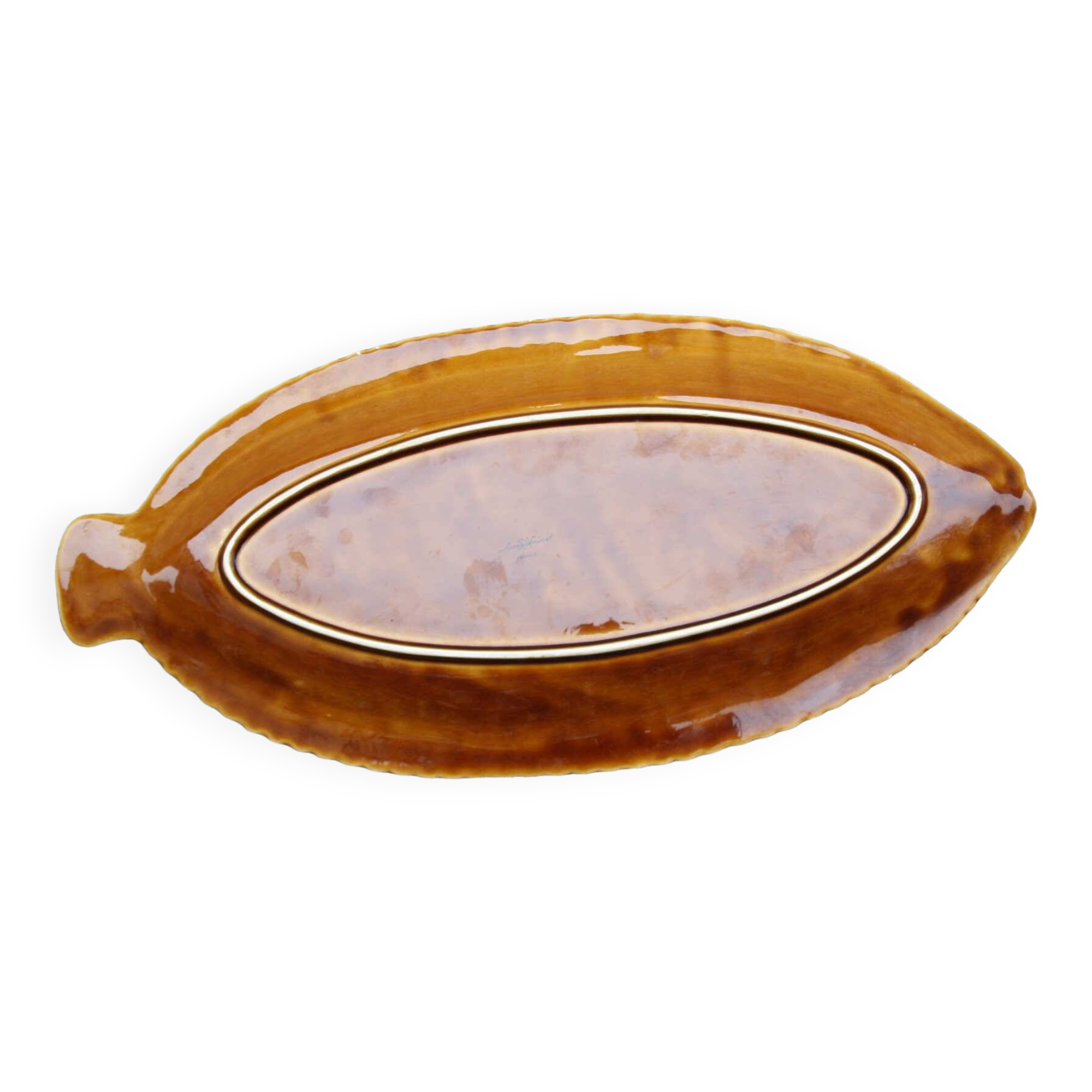 Large Vintage Fish Serving Platter
