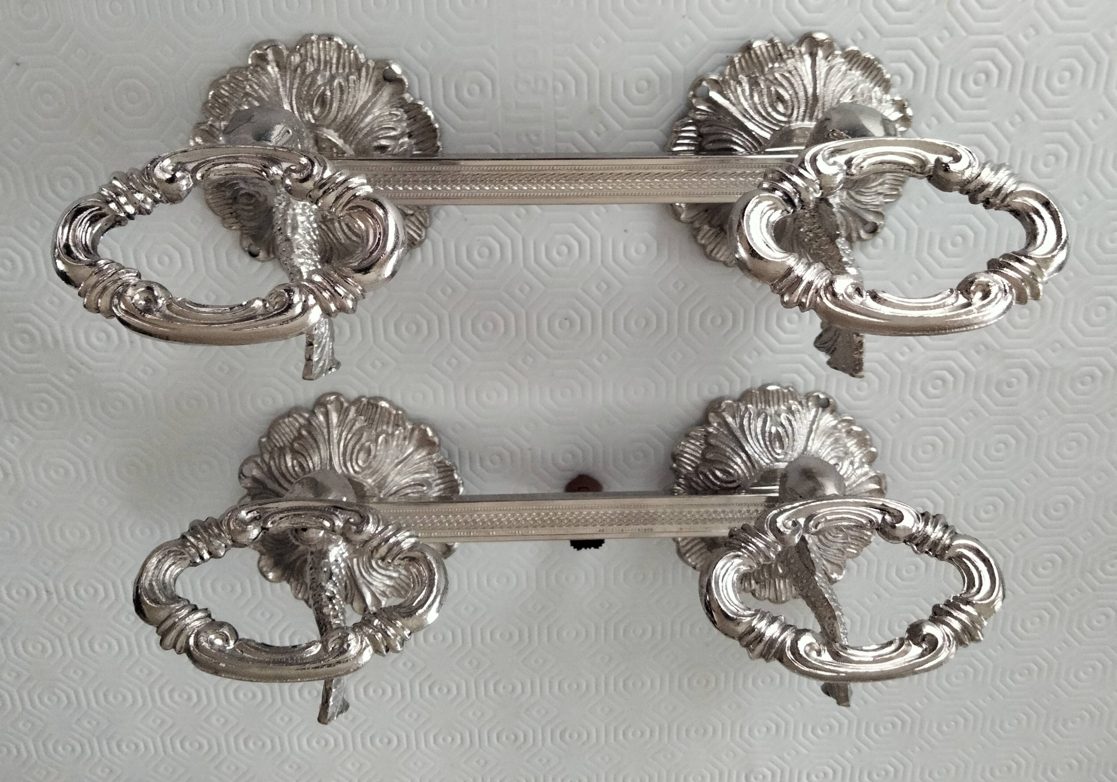 Set of old bathroom hooks