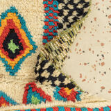 Vintage azilal, berber rug, 123 x 295