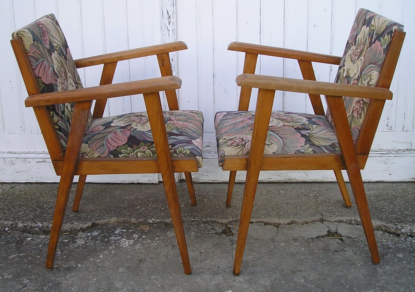 Pair of armchairs bridges of 50-60 years