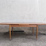Dining table two extensions vintage Scandinavian style