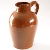 Pitcher in glazed stoneware
