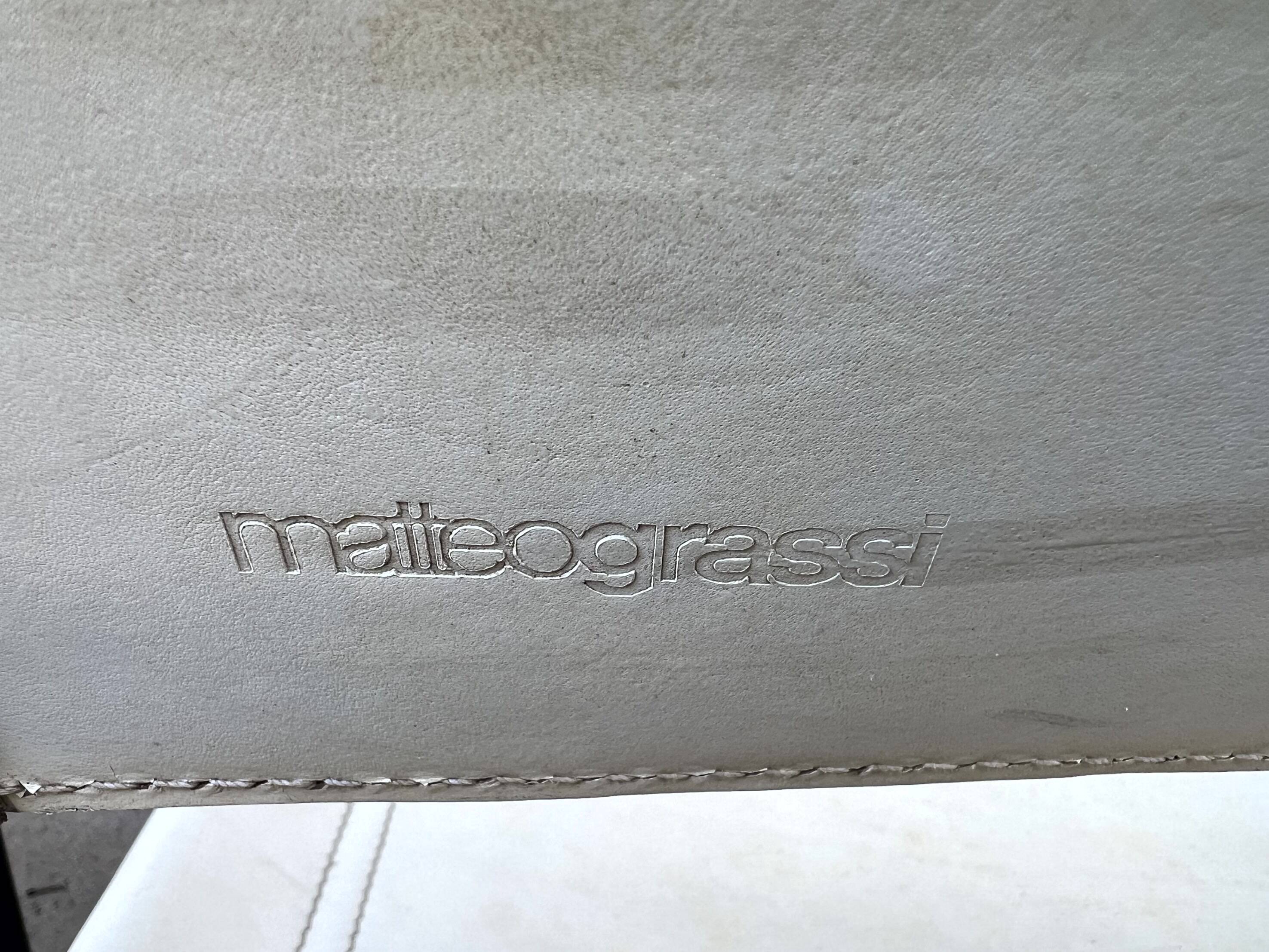 Set of 6 Mattego Grassi MG5 1970 vintage chairs