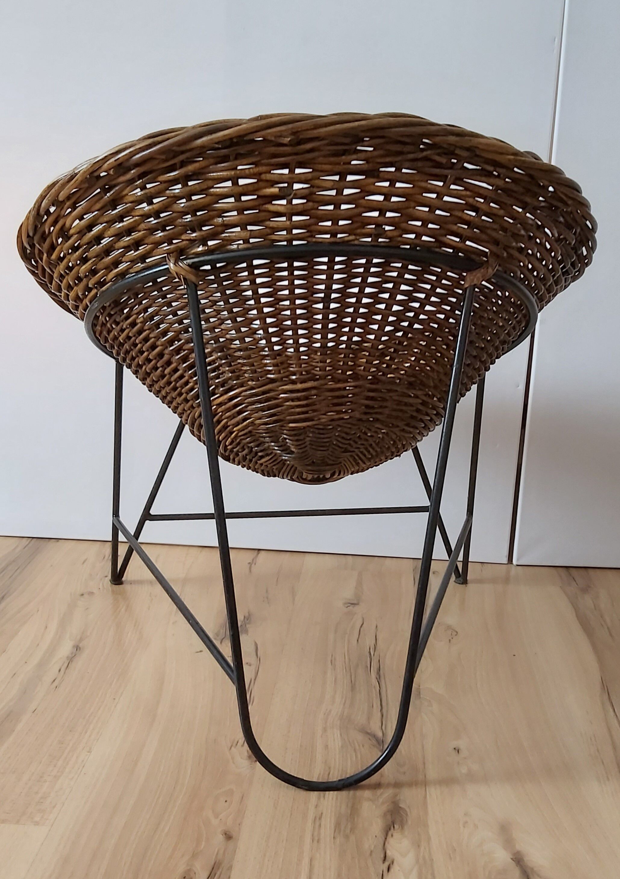 Wicker armchair, Germany, 1970s