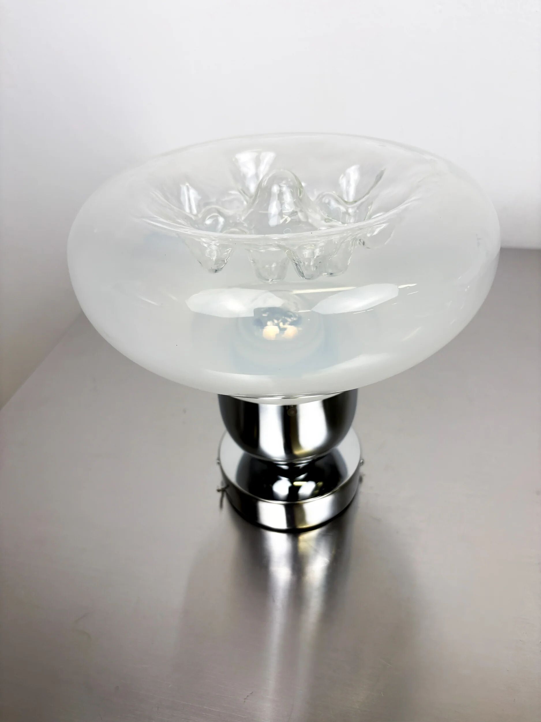 Applique Toni Zuccheri, verre soufflé à la main de Murano, Italie, années 1970