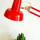 Red articulated architect lamp