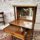 Topino Charles Bonheur-du-jour A Fond De Glace In Mahogany Period Louis XVI Stamped