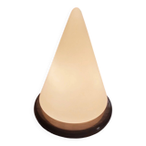 Murano glass and marble cone lamp, vintage design from the 1970s/80s