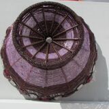 Fruit basket, bread, festive, in metal braided with pearls