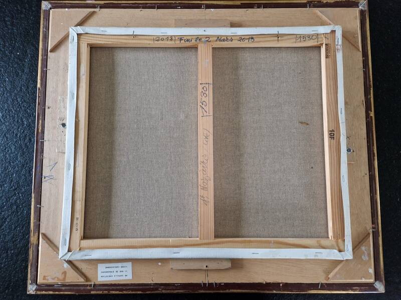 Christian Xapella (1927-2021) - Oil on canvas - Saint Nazaire Cathedral