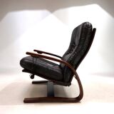 Westnofa The Panter leather lounge chair by Arnt Lande, 1970