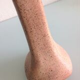 Vase soliflore in beige cermal from Vallauris / vintage 60s-70s