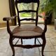 Straw armchair