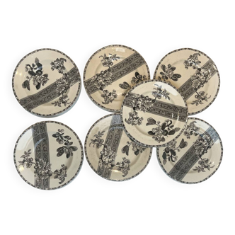 Floral iron earth plate