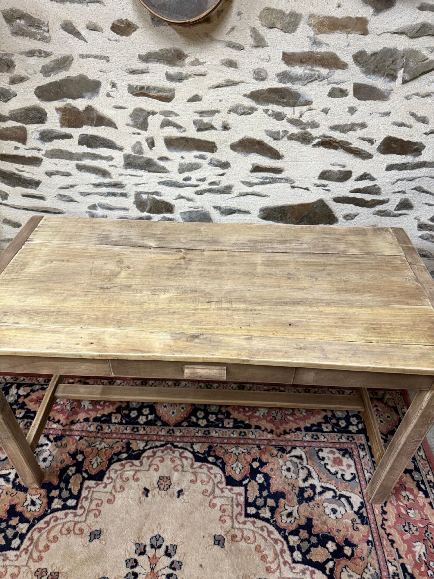 Table ou bureau en bois, rénové