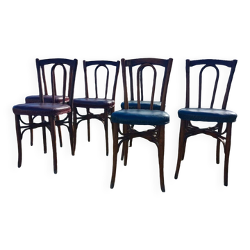 Série de 6 chaises Bistrot