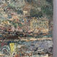 Mediterranean port, oil on canvas knife technique