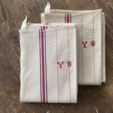 YB linen tea towel x2