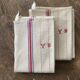 YB linen tea towel x2