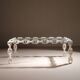 Brutalist Chain Link Coffee Table | France 1970s