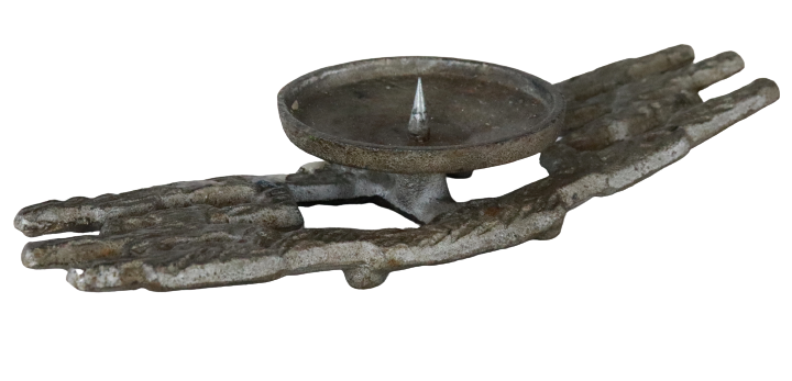 Brutalist candle holder
