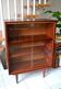 vintage mahogany low display cabinet