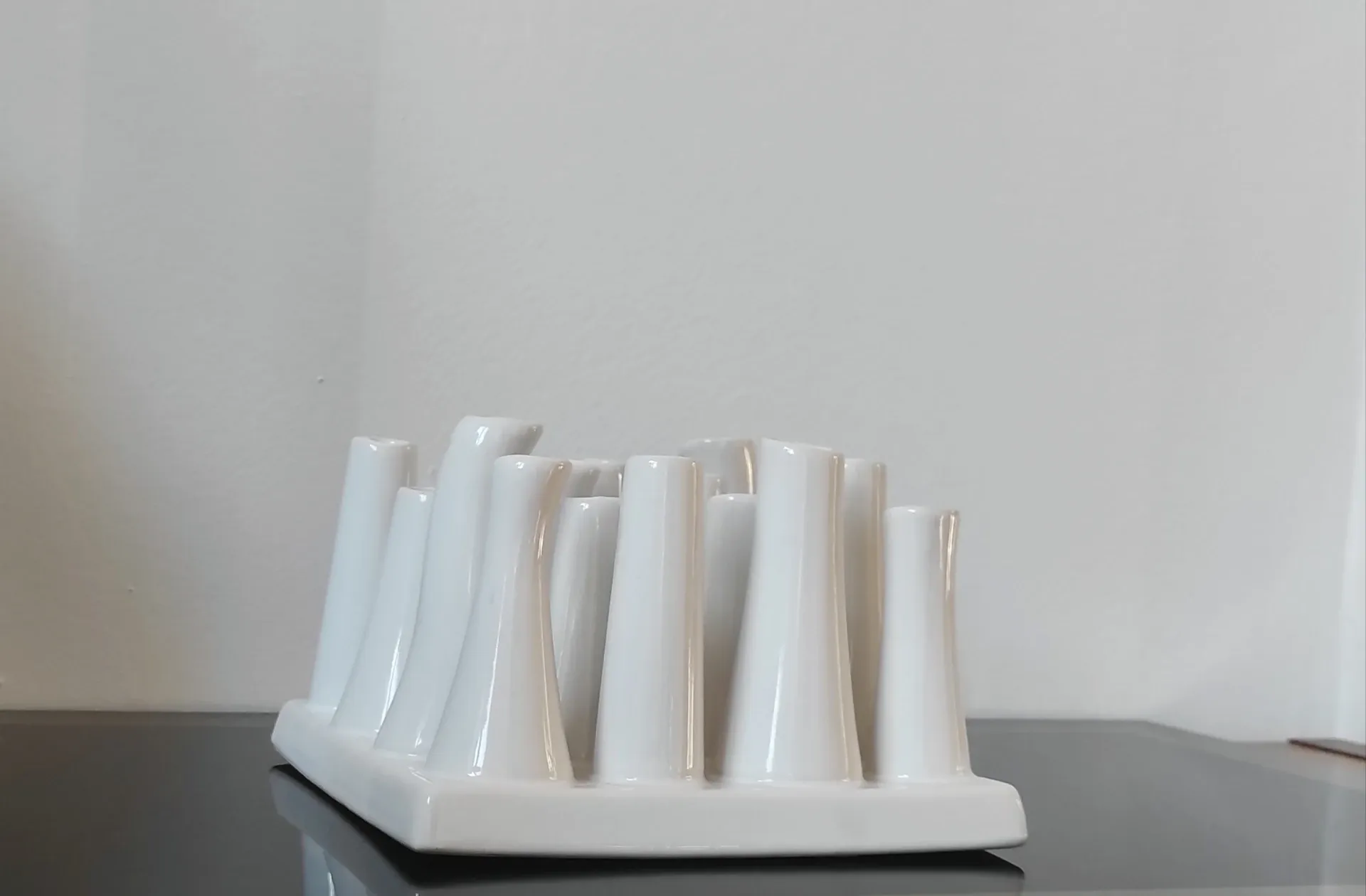 Multiple vintage vases