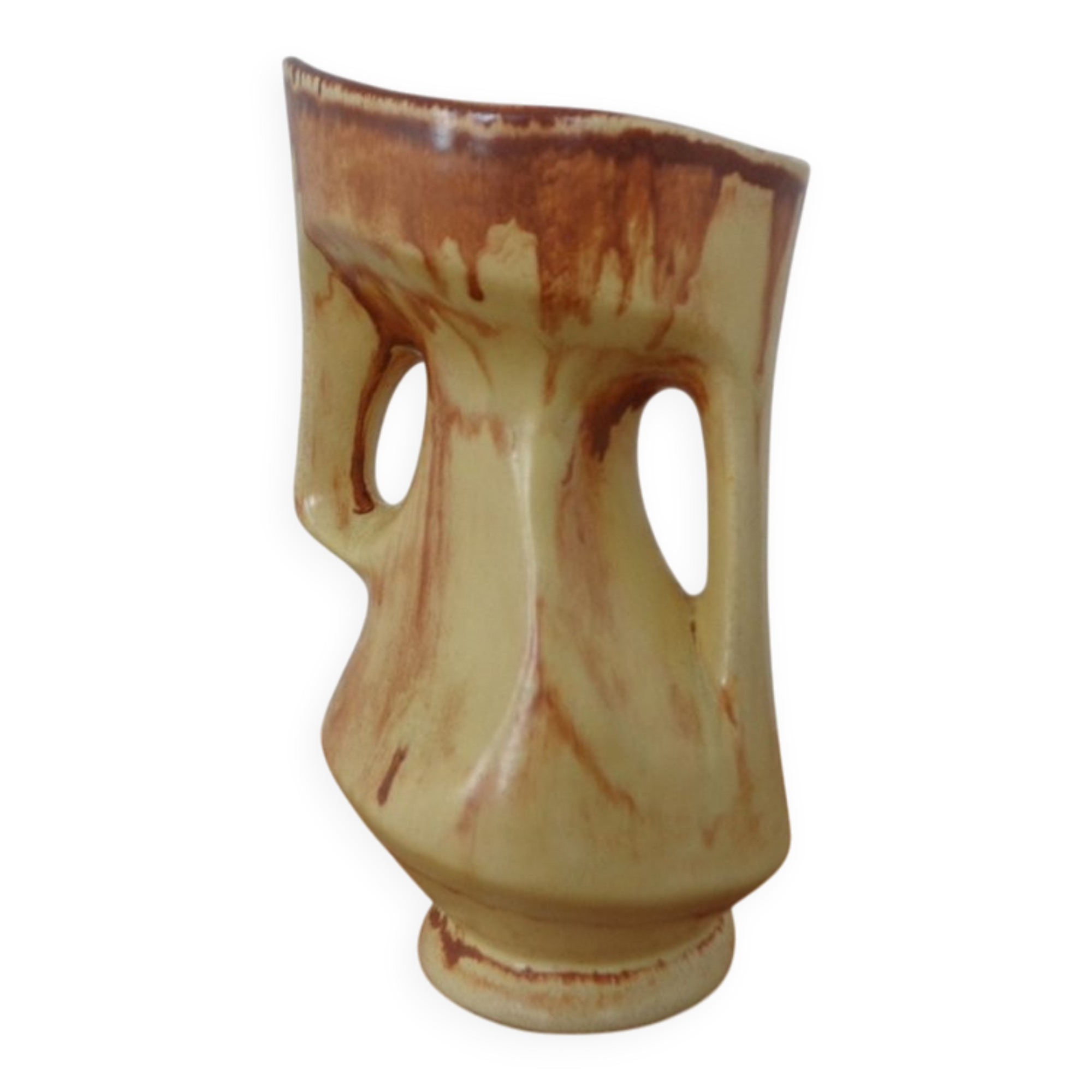 Large French Vallauris ceramic vase, 1970s